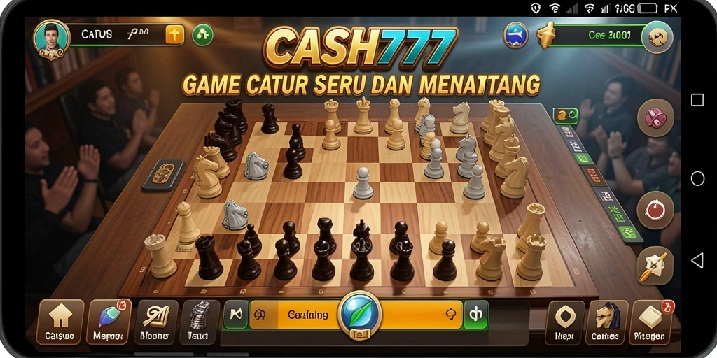 Tampilan antarmuka CASH777 yang modern dan intuitif.