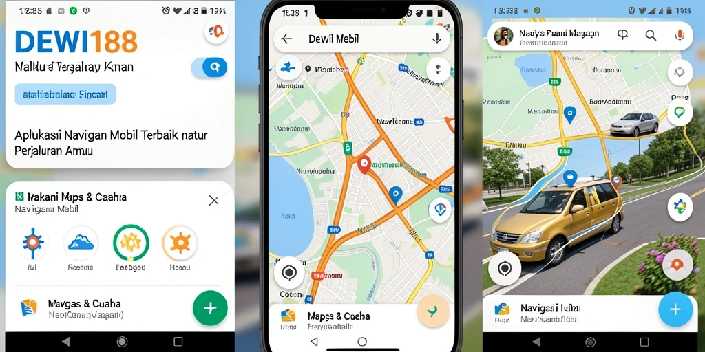Screenshot antarmuka DEWI188 menampilkan fungsi navigasi yang intuitif.