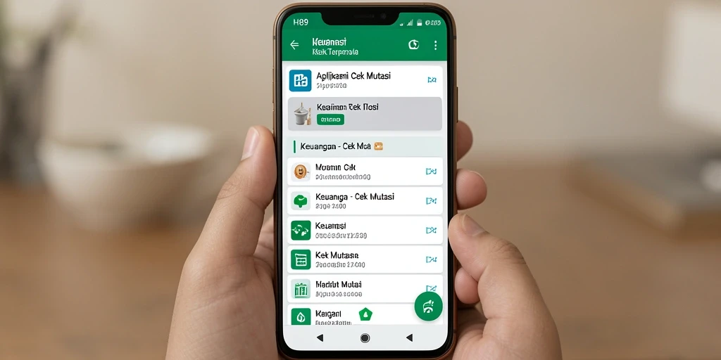 Tampilan antarmuka H89 dengan fitur Cek Mutasi yang informatif.