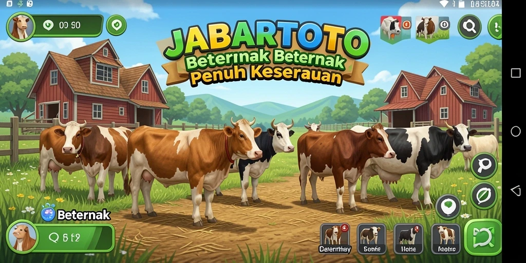 Tampilan antarmuka JABARTOTO yang menarik dalam permainan Beternak.