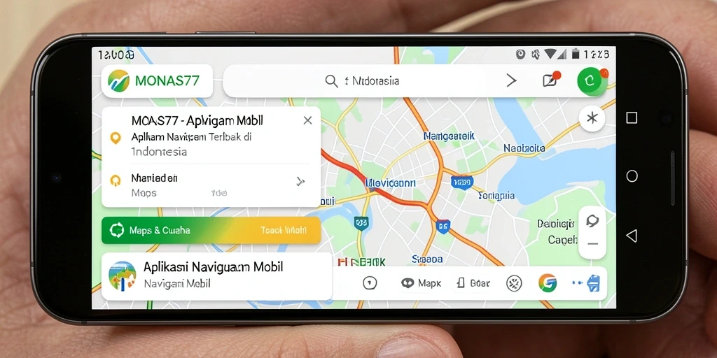 Tampilan antarmuka pengguna MONAS77 yang simpel dan informatif.