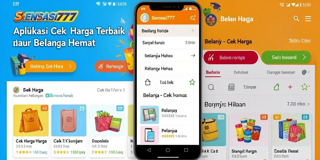 Tampilan antarmuka SENSASI777 untuk cek harga produk.