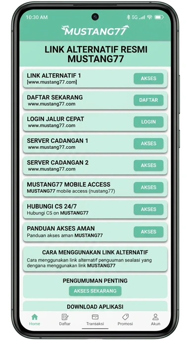 Link Alternatif Terpercaya untuk Mustang77 di Indonesia